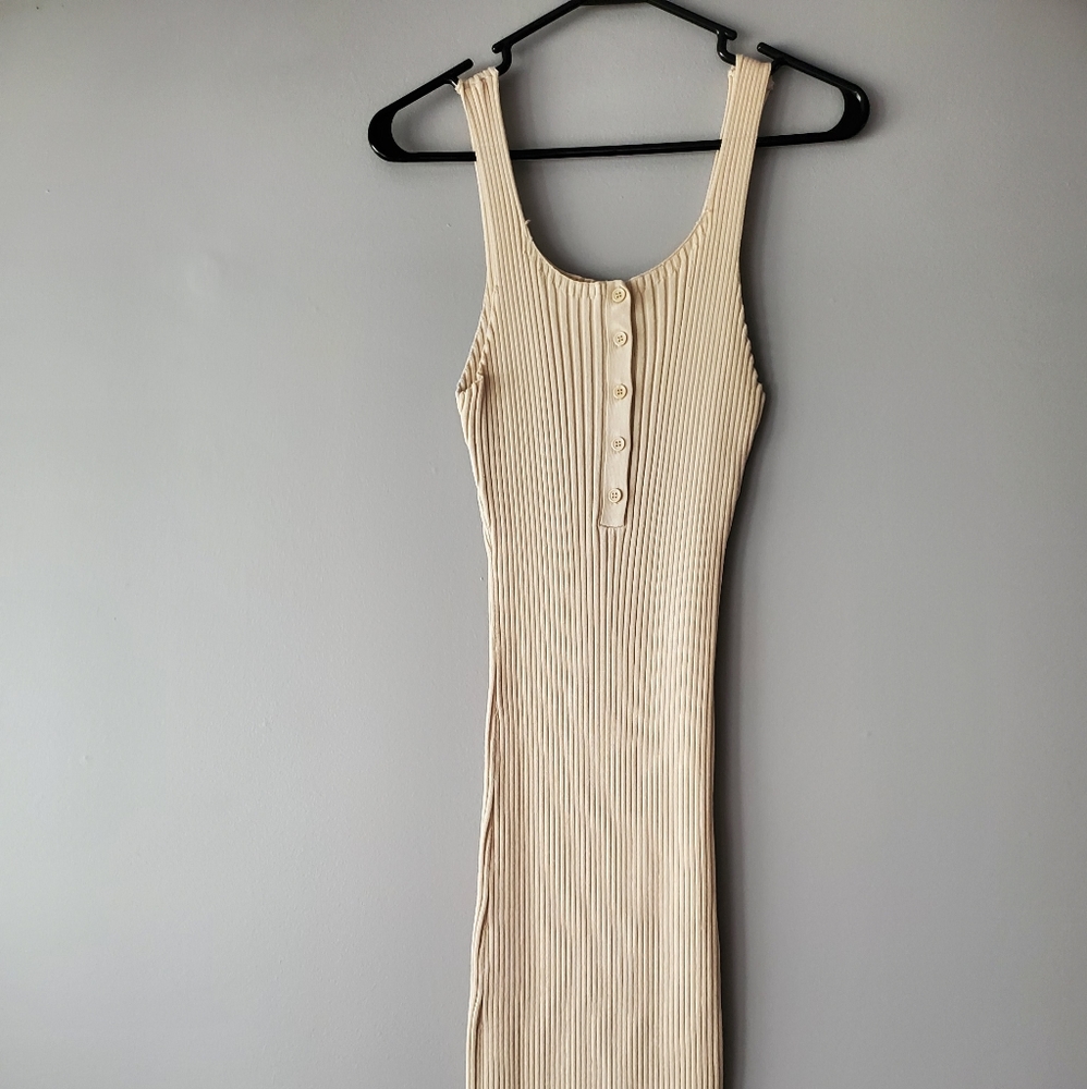Form Hugging Midi Dress